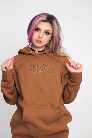 Wheelbarrow Hoodie Brown